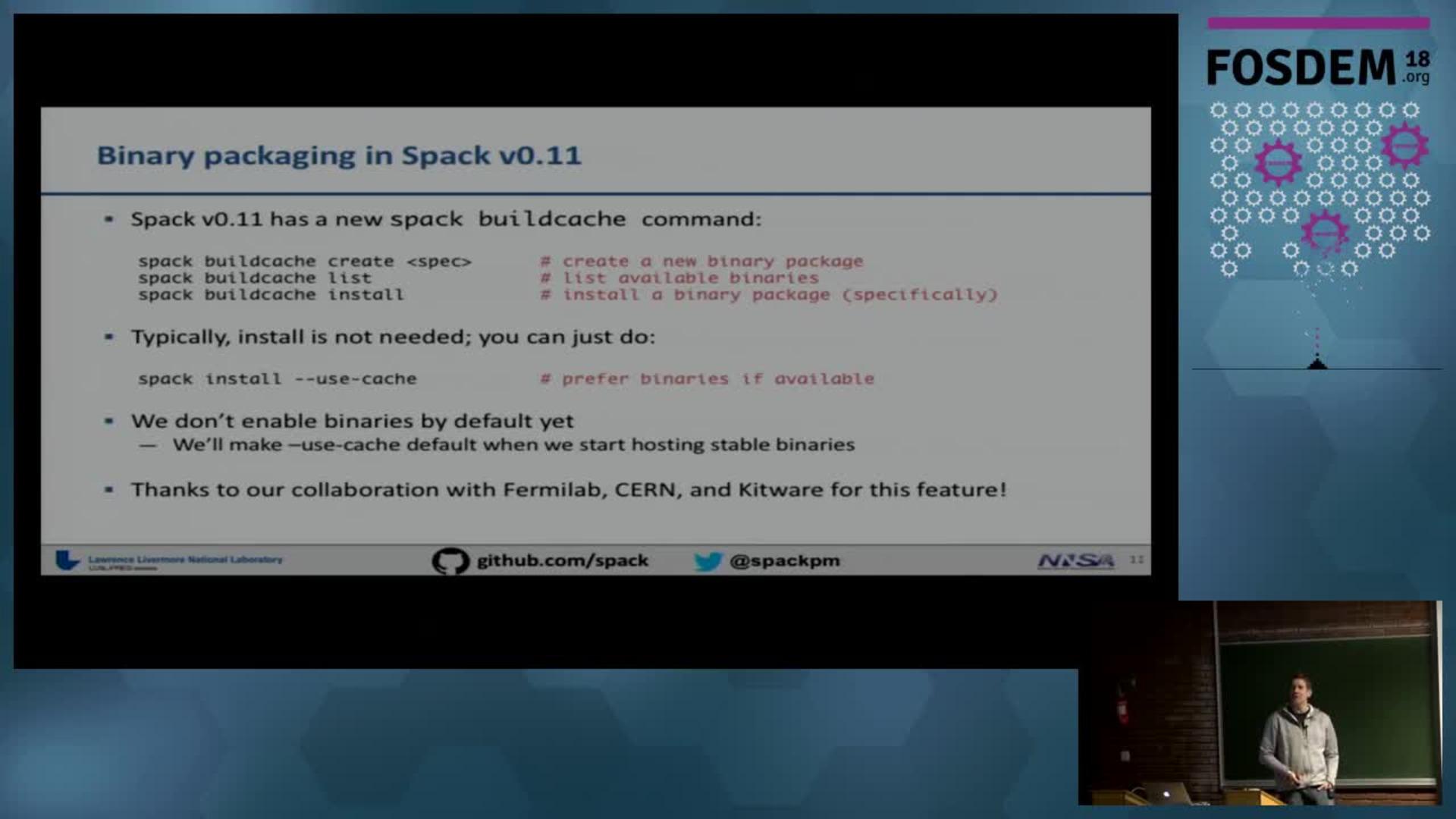 Binary packaging for HPC with Spack - TIB AV-Portal